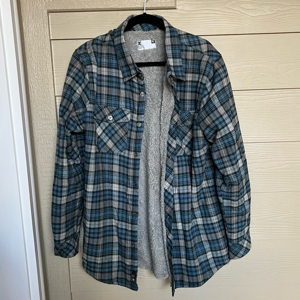 DC Fleece Lined Flannel Shirt | Size XL